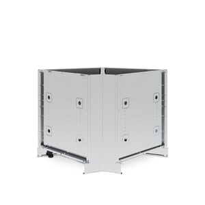 90° Corner Cabinet - Stainless Steel