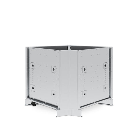 90° Corner Cabinet - Stainless Steel