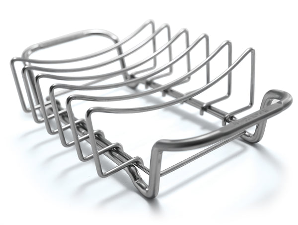 Rib Rack and Roast Support - Premium Stainless Steel