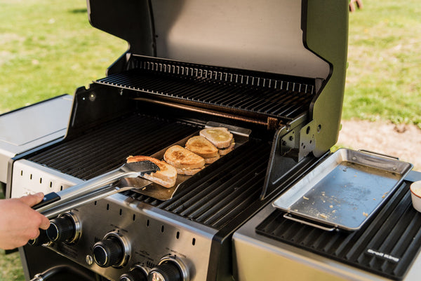 Grill Tray - Narrow Non-perforated Stainless Steel